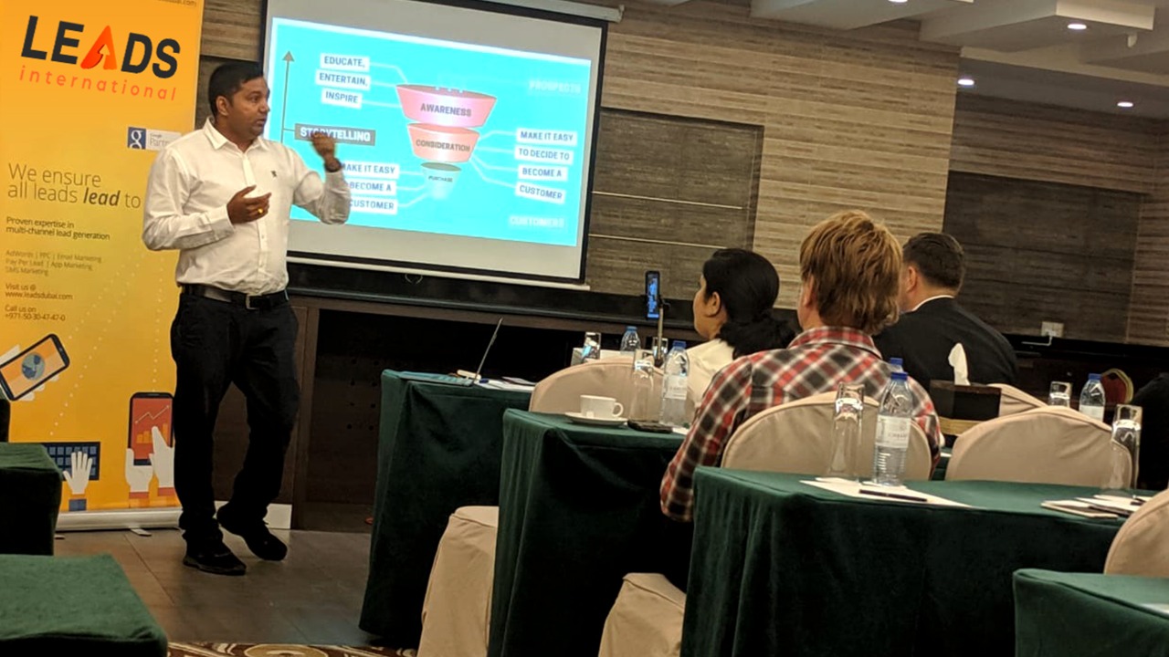 Delegates at a Leads International digital marketing workshop